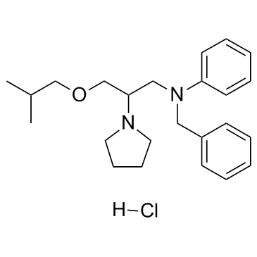 1-异丁氧基-2-吡咯烷基-3-(N-苄基苯胺基)丙烷盐酸盐图片