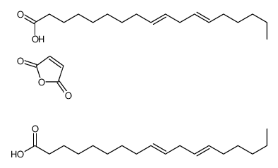 furan-2,5-dione,(9Z,12Z)-octadeca-9,12-dienoic acid Structure