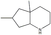 1H-1-Pyrindine,octahydro-4a,6-dimethyl-(5CI) structure