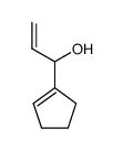 1-(1-cyclopentenyl)-3-propen-1-ol Structure