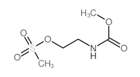 methyl N-(2-methylsulfonyloxyethyl)carbamate结构式