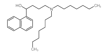 1-Naphthalenemethanol, a-[3-(diheptylamino)propyl]- structure