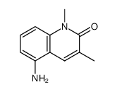 2(1H)-Quinolinone,5-amino-1,3-dimethyl-(9CI) structure