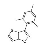 3-mesityl-3a,6a-dihydrothieno[2,3-d]isoxazole结构式
