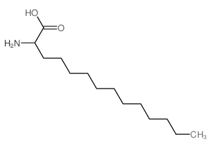 Tetradecanoic acid,2-amino- Structure