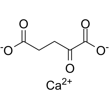 Calcium 2-oxopentanedioate structure