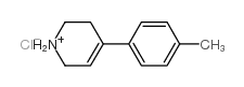 Pyridine,1,2,3,6-tetrahydro-4-(4-methylphenyl)-, hydrochloride (1:1) structure
