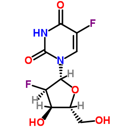 2'-Deoxy-2',5-difluorouridine structure