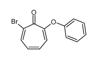 7-Brom-2-phenoxy-tropon Structure