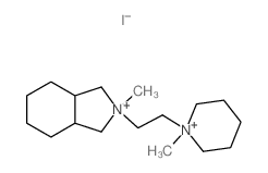 2-methyl-2-[2-(1-methyl-3,4,5,6-tetrahydro-2H-pyridin-1-yl)ethyl]-1,3,3a,4,5,6,7,7a-octahydroisoindole结构式