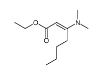 Ethyl 3-(N,N-Dimethylamino)-2-heptenoate Structure