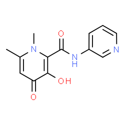 2-Pyridinecarboxamide,1,4-dihydro-3-hydroxy-1,6-dimethyl-4-oxo-N-3- Structure
