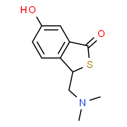Benzo[c]thiophen-1(3H)-one, 3-[(dimethylamino)methyl]-6-hydroxy- (9CI) picture
