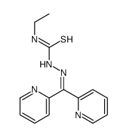 1-(dipyridin-2-ylmethylideneamino)-3-ethylthiourea Structure