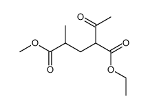 methyl α-methyl-γ-carboethoxy-γ-acetylbutyrate结构式