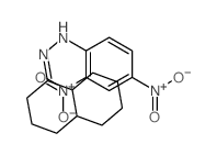 N-(decalin-1-ylideneamino)-2,4-dinitro-aniline结构式