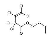 2,2,3,4,4-五氯-3-丁烯酸丁酯结构式