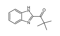 1-(1H-benzo[d]imidazol-2-yl)-2,2-dimethylpropan-1-one结构式