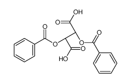 (2R,3R)-2,3-Bis(benzoyloxy)succinic acid Structure