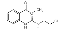 2-[3-(2-氯乙基)脲基]苯甲酸甲酯结构式