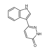 6-(3-indolyl)pyridazine 3(2H)-one Structure