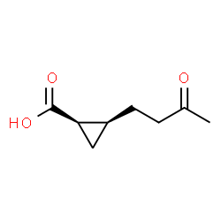 Cyclopropanecarboxylic acid, 2-(3-oxobutyl)-, (1R,2S)- (9CI) picture