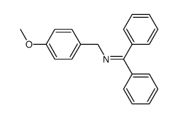 N-(p-methoxybenzyl)diphenylmethanimine Structure