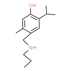 3,4-Xylenol,6-isopropyl-alpha4-(propylamino)-(8CI) Structure