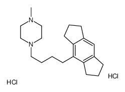 1-[4-(1,2,3,5,6,7-hexahydro-s-indacen-4-yl)butyl]-4-methylpiperazine,dihydrochloride Structure