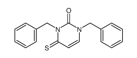 1,3-dibenzyl-4-thioxo-3,4-dihydropyrimidin-2(1H)-one结构式