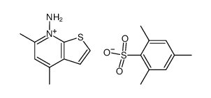 N-amino-4,6-dimethylthieno[2,3-b]pyridinium mesitylenesulfonate结构式