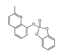 2-(2-methylquinolin-8-yl)oxy-1,3,2λ5-benzodioxaphosphole 2-oxide Structure