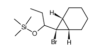 [1-(7-Bromobicyclo[4.1.0]hept-7-yl)propoxy]trimethylsilane结构式