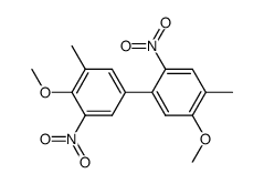 2,3'-dinitro-4,5'-dimethyl-5,4'-dimethoxybiphenyl Structure