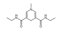 N3,N5-diethyl-1-methyl-1,4-dihydropyridine-3,5-dicarboxamide Structure