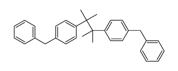 1-benzyl-4-[3-(4-benzylphenyl)-2,3-dimethylbutan-2-yl]benzene Structure