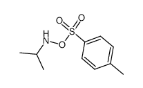 O-(p-toluenesulfonyl)-N-isopropylhydroxylamine结构式