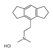 2-(1,2,3,5,6,7-hexahydro-s-indacen-4-yl)-N,N-dimethylethanamine,hydrochloride Structure