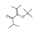 2,5-dimethyl-3[(trimethylsilyl)oxy]hex-2-en-4-one结构式