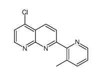 5-chloro-2-(3-methylpyridin-2-yl)-1,8-naphthyridine结构式