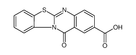12-oxo-[1,3]benzothiazolo[2,3-b]quinazoline-2-carboxylic acid Structure