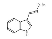 3-(hydrazonomethyl)-1h-indole structure