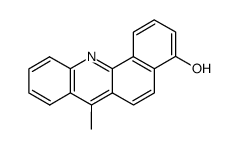 4-hydroxy-7-methylbenz[c]acridine Structure