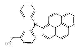 [3-(N-pyren-1-ylanilino)phenyl]methanol Structure