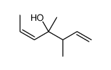 3,4-dimethylhepta-1,5-dien-4-ol Structure