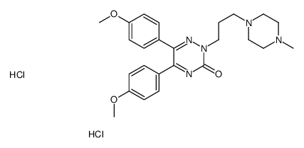 5,6-bis(4-methoxyphenyl)-2-[3-(4-methylpiperazin-1-yl)propyl]-1,2,4-tr iazin-3-one dihydrochloride picture