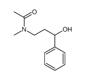 N-(3-hydroxy-3-phenylpropyl)-N-methylacetamide Structure