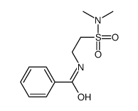 N-[2-(dimethylsulfamoyl)ethyl]benzamide结构式