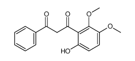 1-(6-hydroxy-2,3-dimethoxy-phenyl)-3-phenyl-propane-1,3-dione Structure