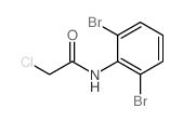 2-Chloro-N-(2,6-dibromophenyl)acetamide structure